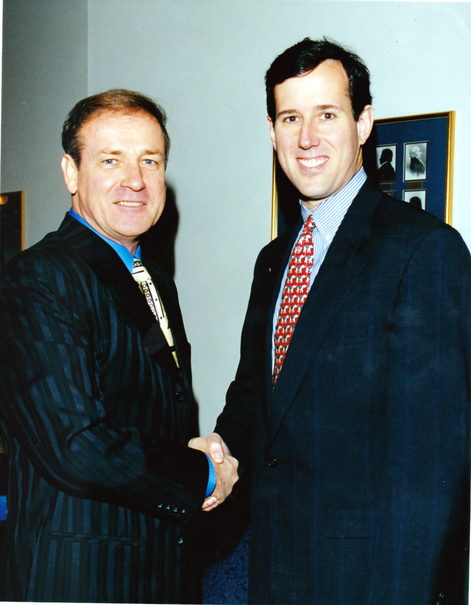 David and Sen Rick Santorum