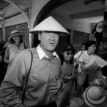 VIET NAM. David CHRISTIAN, a highly decorated Viet Nam veteran, with his daughter on a tour of the country.