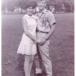 Dave Christian receives Silver Stars, 3 Purple hearts, Air Medal at awards ceremony at Valley Forge General Hospital 1970 David Christian and Peggy Christian at 1970 Award Ceremony
