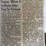 Tommy Milam returns home Tommy Milam returns home