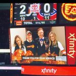 Dennis Fink and Dave Christian Honoring Veterans at Philadelphia Flyers Hockey Game Dennis Fink and Dave Christian Honoring Veterans at Philadelphia Flyers Hockey Game