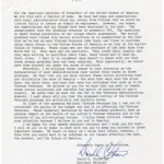 Reagan Letter page two Reagan Letter page two
