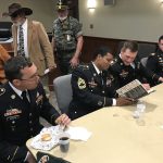 1st Air Cavalry Division reviewing David's book. Victor Six